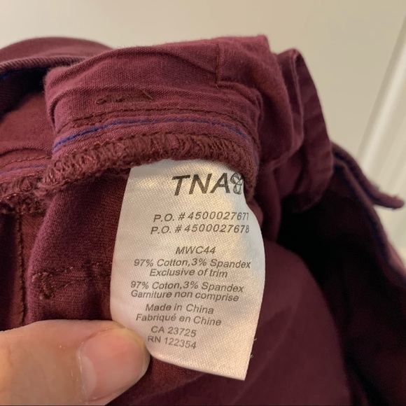 Tna Maroon Pants - Picture 5 of 5